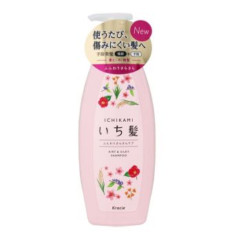 Kracie Ichikami Airy & Silky Shampoo 480g