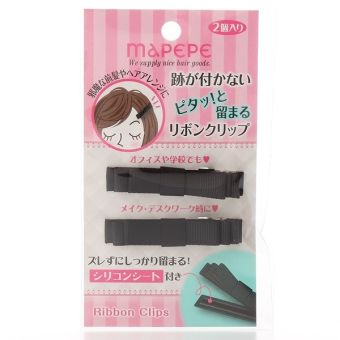MAPEPE Creaseless Clips Ribbon 2P Black