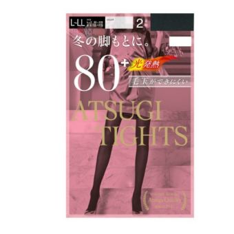 ATSUGI TIGHTS 80D L-LL (BlacK)