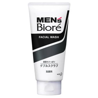 MEN`S Biore Double Scrub Facial Wash