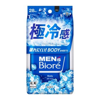 Men's Biore Body Sheet EX Cool 28pcs