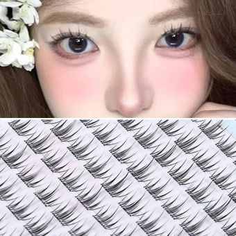 MengJieShangPin Non-Stem Glue Free Lashes 03Camellia